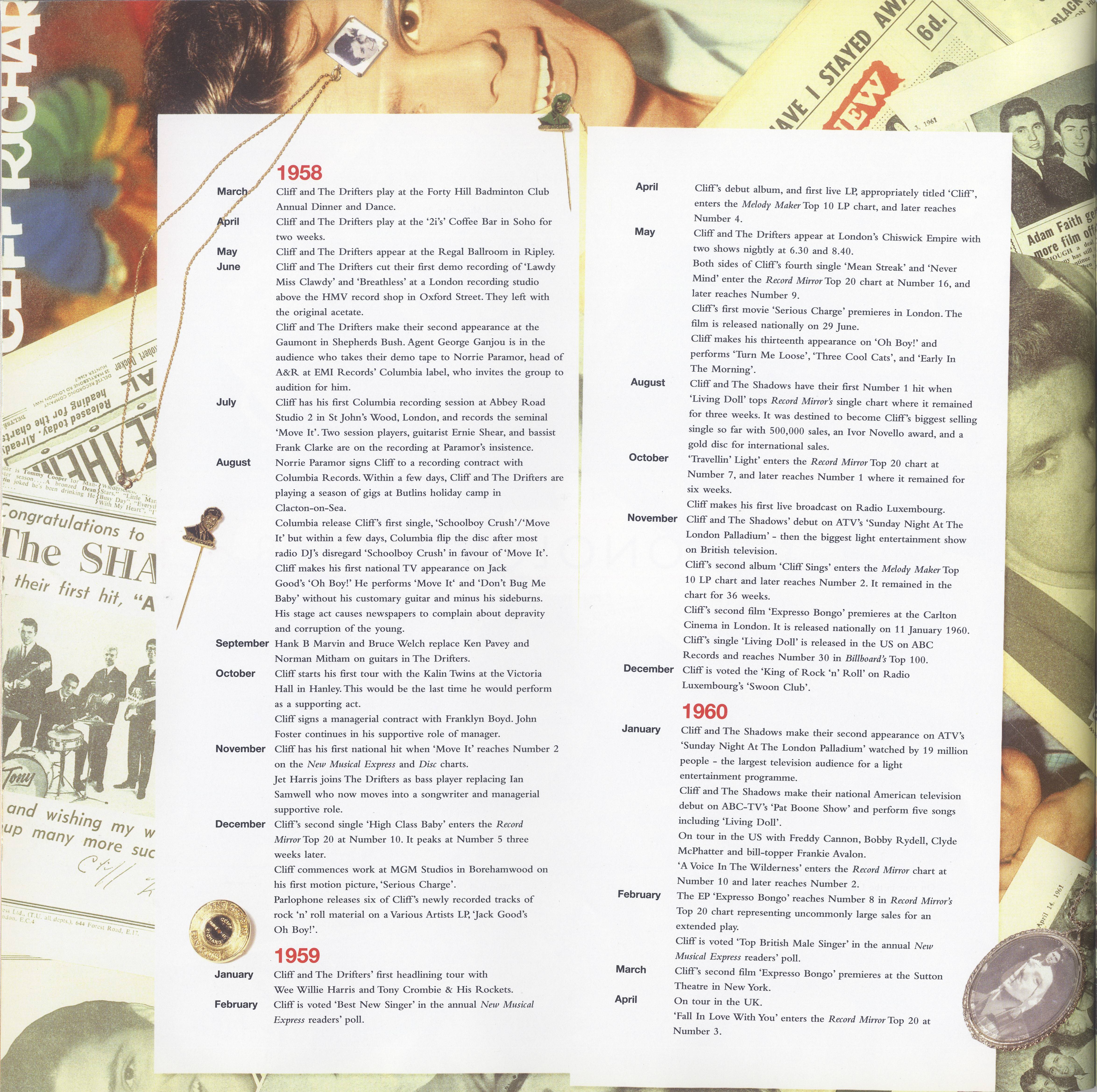 Cliff Richard The Rock N Roll Years 1958 1963 [chronology p1]